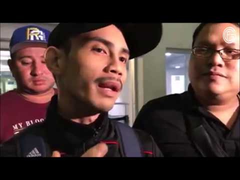 BOXEO''TAILANDES TEERAPHONG UTAIDA''EN SU LLEGADA A NICARAGUA PARA ENFRENTARSE A FELIX ALVARADO