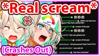Cecilia Crashes Out, Let Out a REAL SCREAM and Surprised Chat 【Hololive】