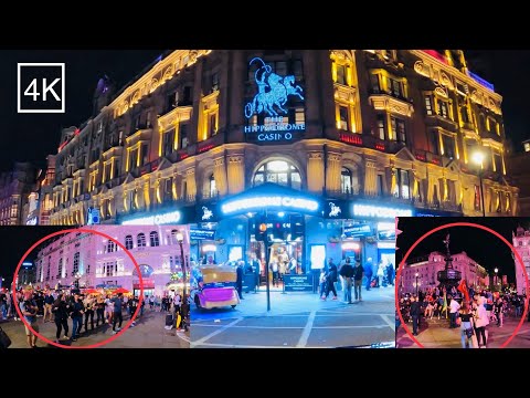 Central London’s Lively West End & Soho After Dark (Nightlife Part 2) Sept 2021