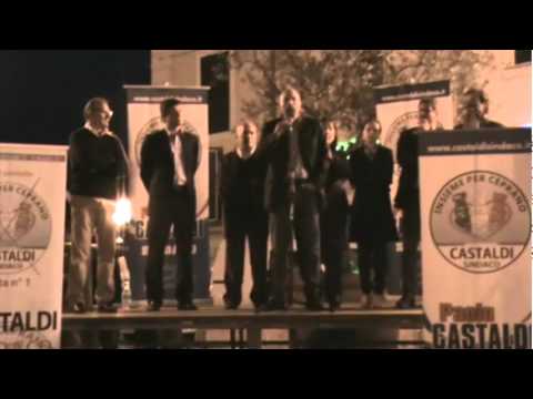 Comizio del 1 maggio 2011 lista n.1  "Insieme per Ceprano" di Paolo Castaldi