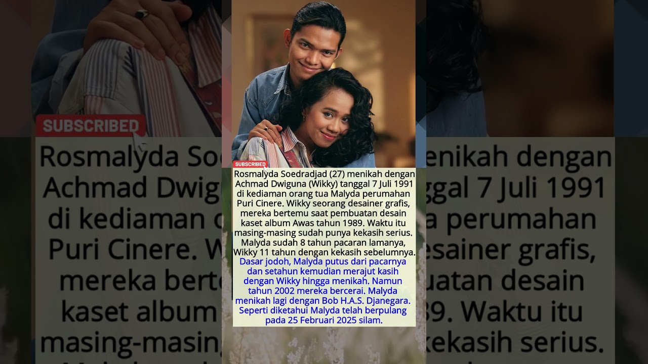 MALYDA dan SUAMI PERTAMA