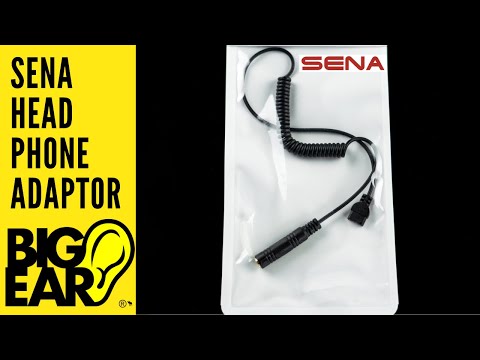 Sena SMH10R Earbud Adapter Cable | Big Ear Custom Earbuds | Nexx | X-COM Sena Adapter to 3.5mm