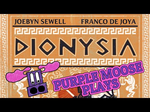 Purple Moose Plays...Dionysia (solo with Soliloquy expansion) - Kickstarter Preview