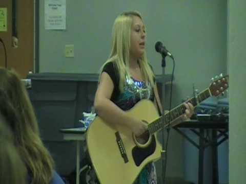 Kayla Griffen singing and playing 