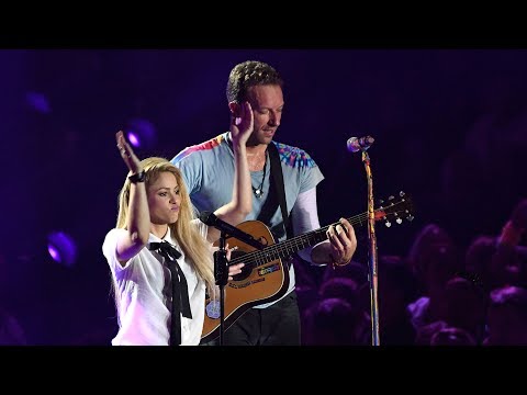COLDPLAY ft. SHAKIRA - Me enamoré LIVE
