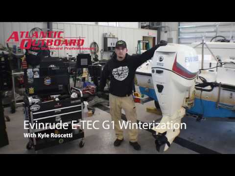 How To Winterize Your Evinrude E-TEC G1