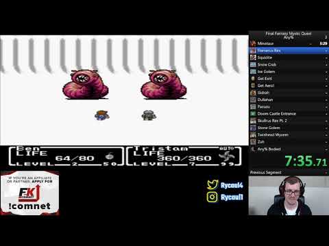 Final Fantasy Mystic Quest Speed Run in 3:15:12