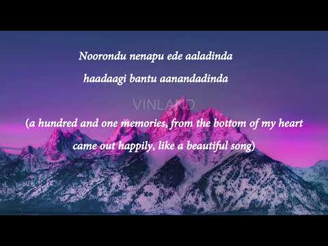 Noorondu Nenapu Lyrics With English Translation