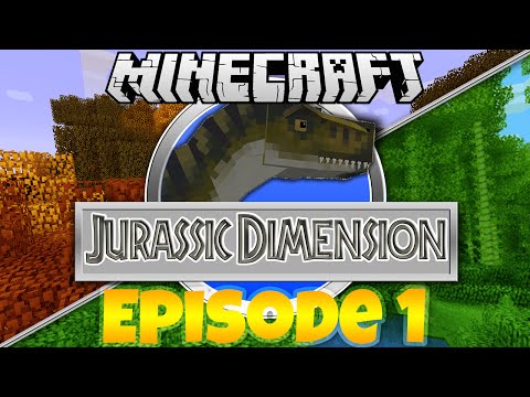 Insane! Jurassic Minecraft Mod - EP1!