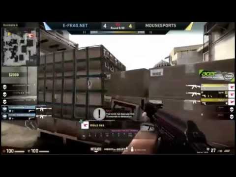 nex MOUSESPORTS insane shot vs E-FRAG.NET