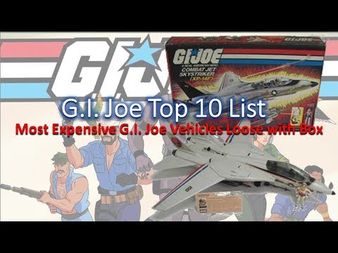 G.I. Joe Loose with Box Vehicles Top 10 Most Expensive