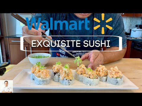 EXQUISITE SUSHI From Walmart? OH YESS!! | How To Make Sushi