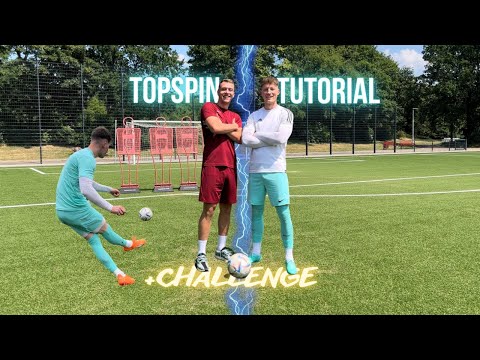 SO SCHIESST IHR EINEN TOPSPIN!⚽️🚀 Tutorial#1 | SkillsMitMarvin