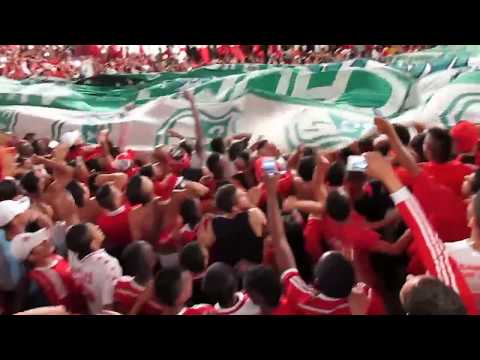 "esa es la banda puta de sin banderas (AMERICA 1 vs depodrido culo 1) (11/8/2016)" Barra: Baron Rojo Sur • Club: América de Cáli