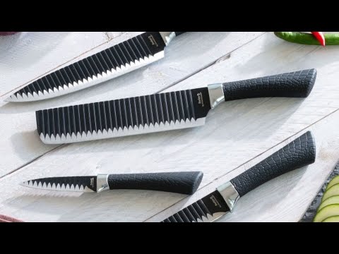 1 ou 2 ensembles de 4 couteaux de cuisine Black Shark - Image 5