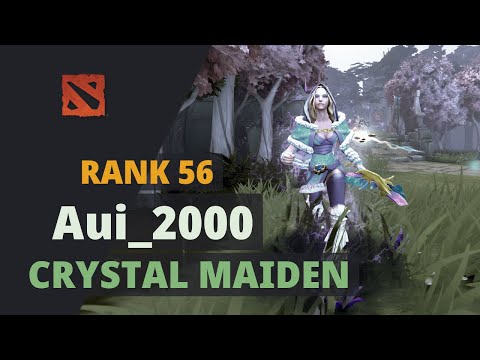 Aui_2000 (Rank 56) plays Crystal Maiden Dota 2 Full Game