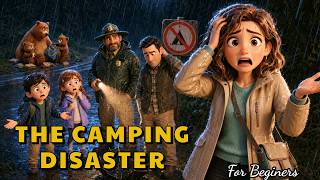 Our Camping Trip Was a Total Disaster! | Easy English Listening Practice (A2 Level)
