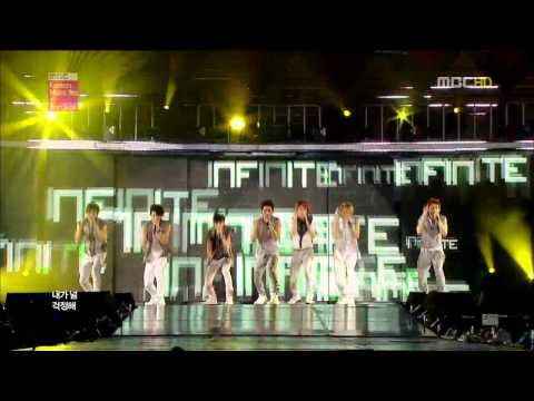 [HD] 120428 INFINITE - Intro+Be Mine @ Korean Music Wave in Bangkok (MBC)
