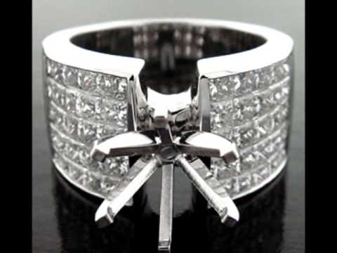 PRINCESS CUT INVISIBLE SET DIAMOND ENGAGEMENT RING SOLITAIRE