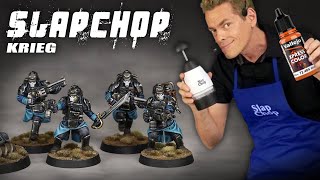 Painting KRIEG using SLAPCHOP! Krieg and XPRESS PAINTS, a match made in heaven!