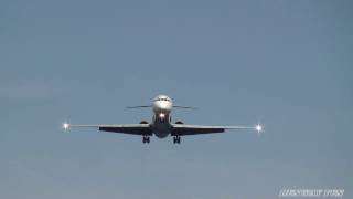 preview picture of video 'Crosswind!!! JA8065 Japan Airlines McDonnell Douglas MD 90 30 Haneda Airport RWY22'