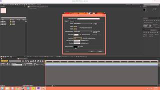 After Effects CS6 Tutorial - 5 - Creating a New Composition