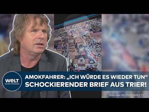 Video Thumbnail: AMOKFAHRT IN TRIER: Täter schockiert mit Brief kurz vor Prozess! Opfer erneut erschüttert!