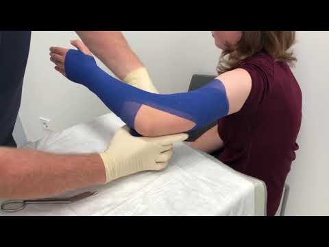 Elbow joint support bandage
