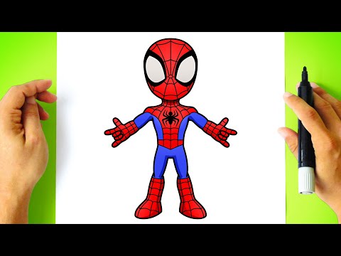 Como DESENHAR o HOMEM ARANHA - Spidey e Seus Amigos Espetaculares