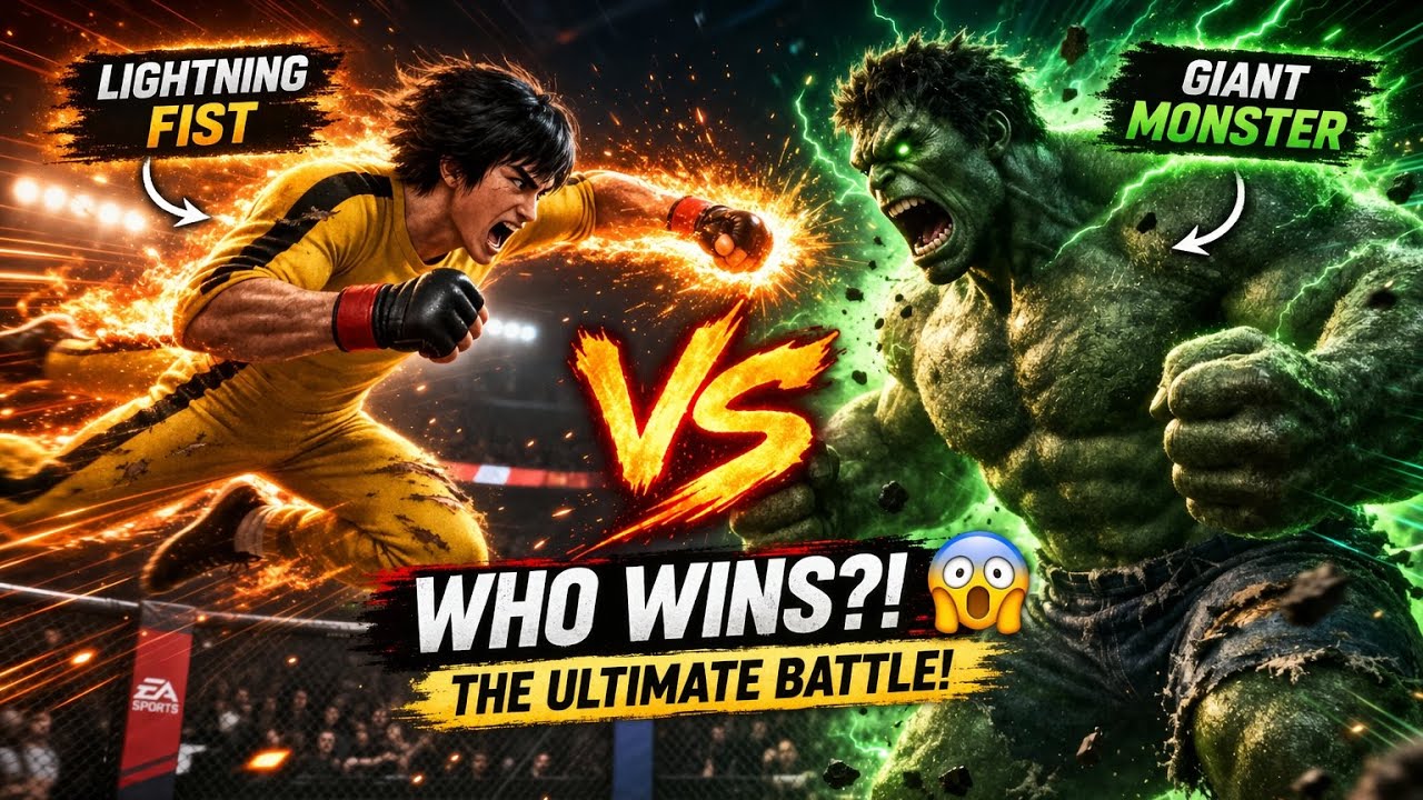 What Happens When Bruce Lee Fights the Incredible Hulk in UFC 4?