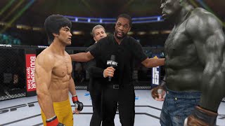 Bruce Lee vs. Incredible Hulk - EA Sports UFC 4 - Epic Fight ??