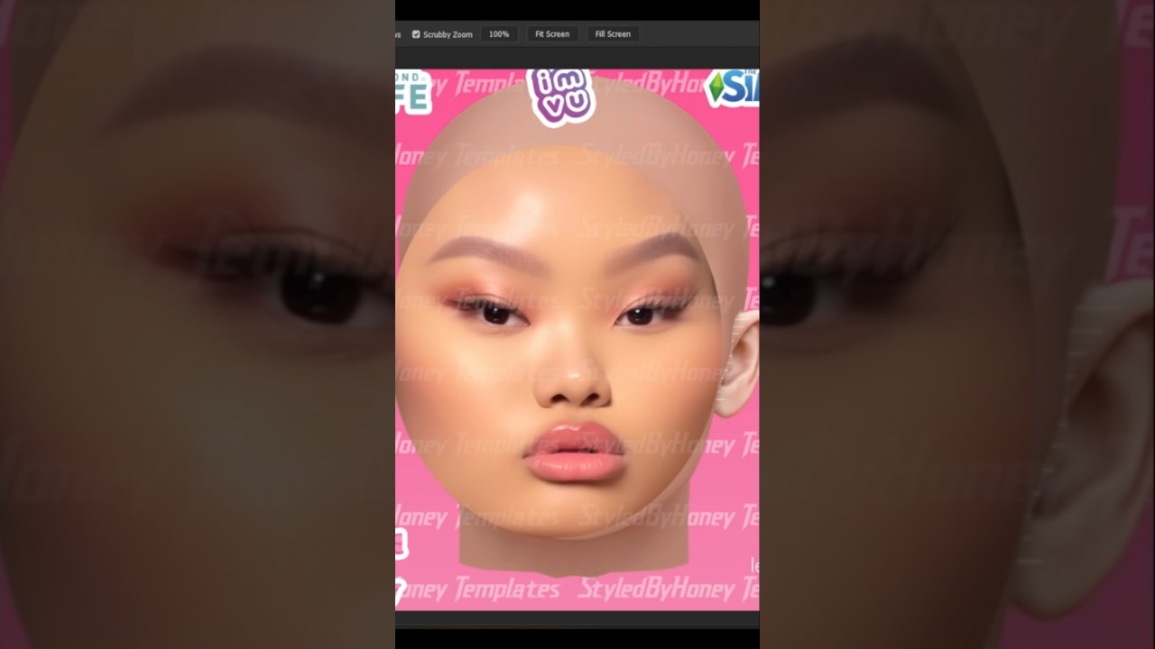 ⭐️Hey Girlies!⭐️ Let’s make a skin pt.1. #secondlife #tutorial #voiceover #comedy #speedpaint #imvu