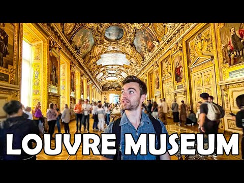 Inside the Louvre Museum Paris, Mona Lisa Painting Fast Walking Tour