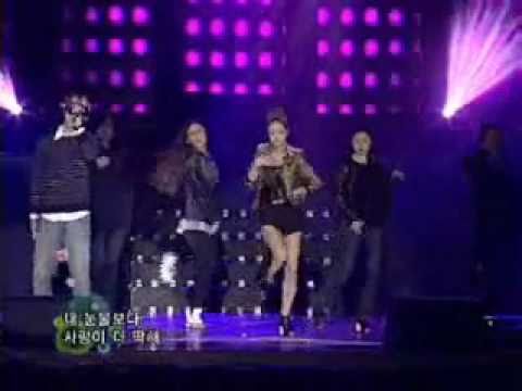 An JinKyoung(안진경) - Love is Pitiful(사랑이 딱해) @ Music Bank (10.10.08)