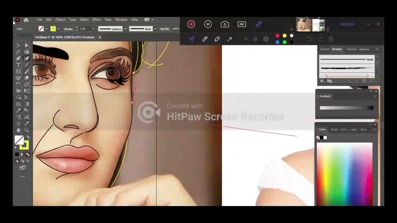 #Vector Art, #Line Art Illustration, #Line Art, #Vector Tracing, #Line Drawing, #Vector Art, #Portra