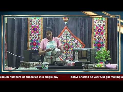TASHVI SHARMA - INTERNATIONAL WORLD RECORD IN CUP CAKE AT OUR CLASSES