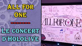 ALL FOR ONE : LE CONCERT D'HOLOLIVE A PARIS ET LYON