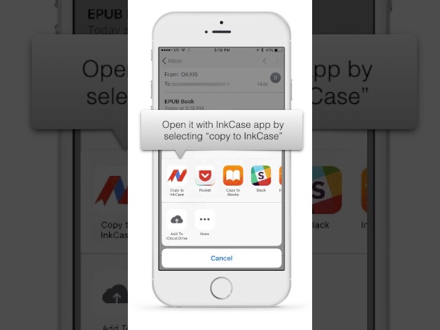 Video Teaser für How to transfer eBook to InkCase