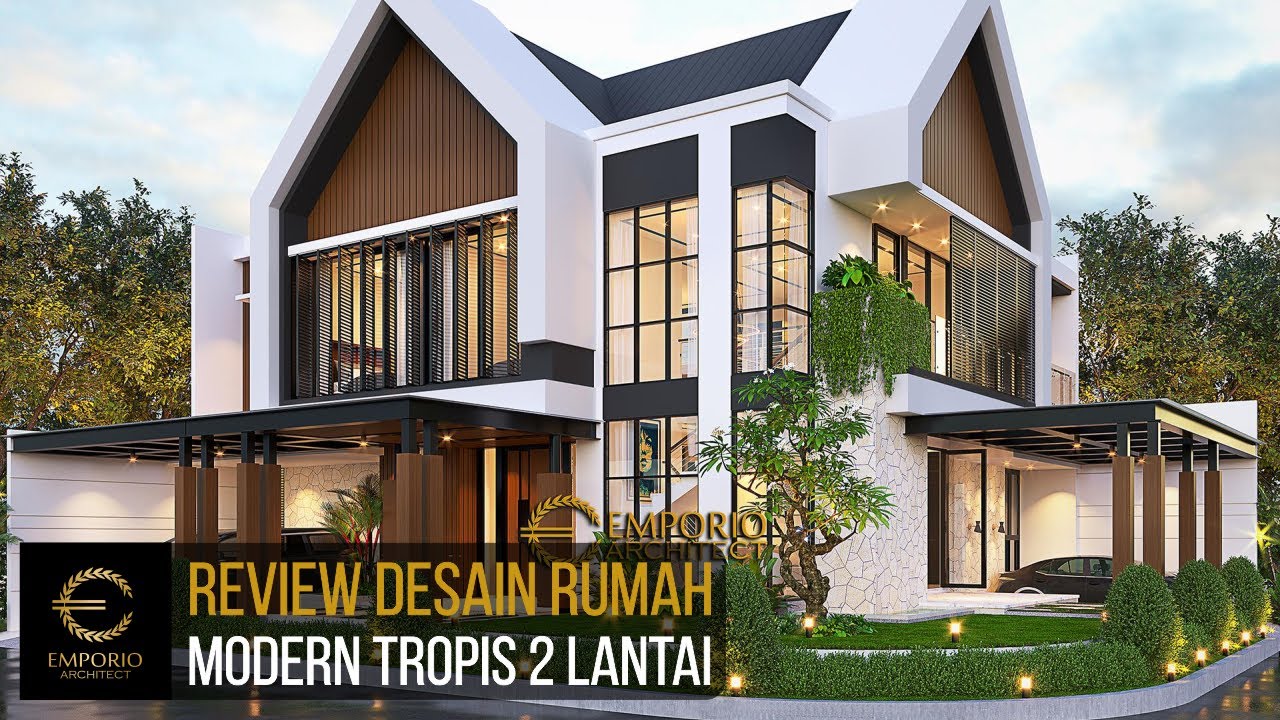 Video 3D Desain Rumah Modern 2 Lantai Bapak Adam