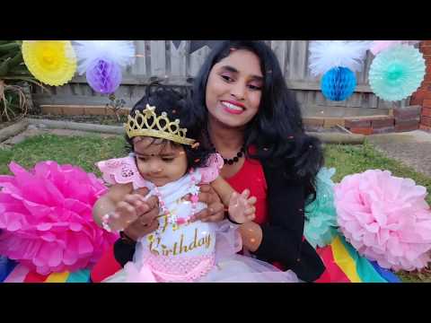 SAMHITA CAKE SMASH AND FIRST BIRTHDAY