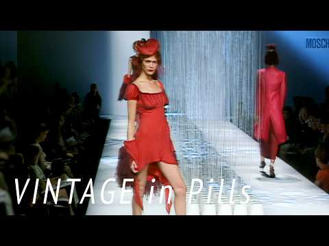 Vintage in Pills MOSCHINO Spring 1999 Milan - 4K