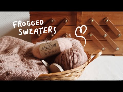 Frogged Sweaters ✿ Knit Knacks 06 ✿ knitting podcast