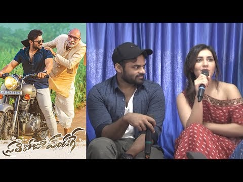 Sai Dharam Tej And Raashi Khanna Interview In Bus