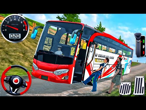 Offroad Coach Bus Driving 2025 - Real Uphill Bus Drive 3D Simulator - Android GamePlay