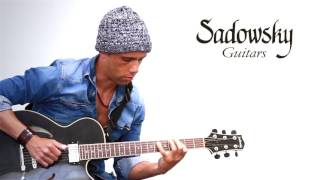 Video thumbnail for Sadowsky Guitar Semi Hollow demo + Slow Blues Backing track in Fm by Darius Scheider