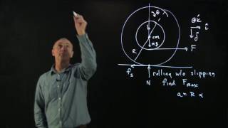 36.4 Worked Example - Yoyo Pulled Along the Ground