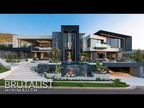 Brutalist Minimalism Mansion: Concrete, Stone, and Silence Define Stillness Luxury