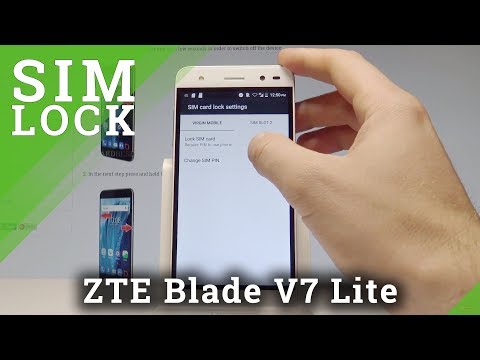 How to Set Up SIM Lock on ZTE Blade V7 Lite - Change PIN / PIN Protection