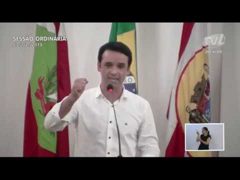 Pronunciamento Vereador Marcos da Rosa - 07/02/2019