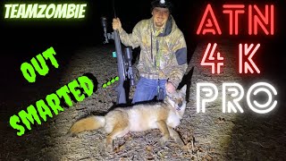 Atn 4k pro night vision hunt on a smart vocal coyote